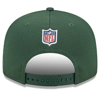 Men's New Era Green Green Bay Packers 2023 NFL Training Camp 9FIFTY Snapback Hat