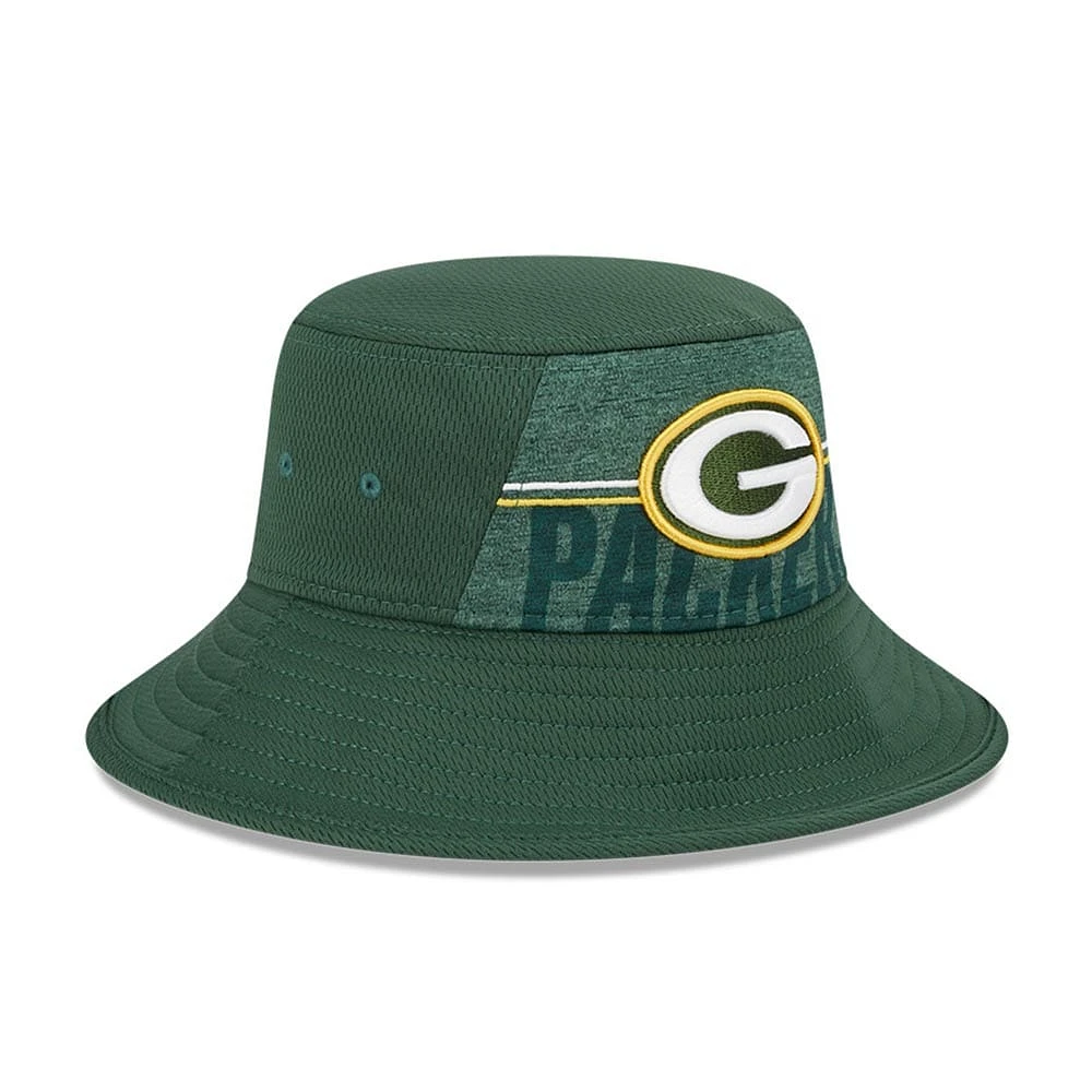 New Era Green Bay Packers 2023 NFL Training Camp Stretch Bob pour homme