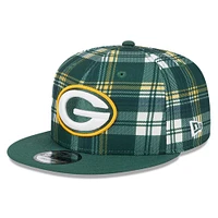 Men's New Era Green Green Bay Packers 2024 Sideline Statement 9FIFTY Snapback Hat