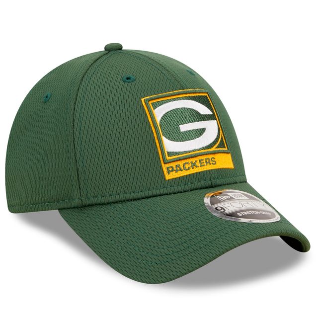 Casquette New Era Green Green Bay Packers A-Frame - 9FORTY Snapback pour homme