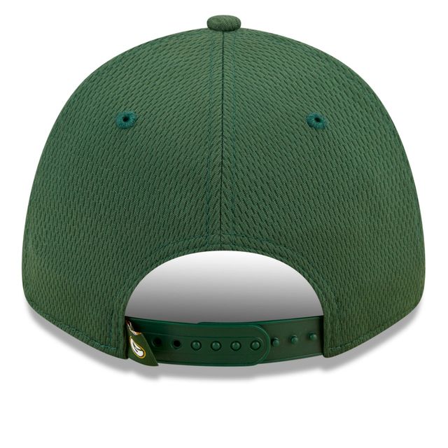 Casquette New Era Green Green Bay Packers A-Frame - 9FORTY Snapback pour homme