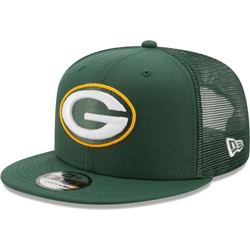 Lids Bay Packers New Era Classic Trucker 9FIFTY Snapback Hat - | Green Tree Mall