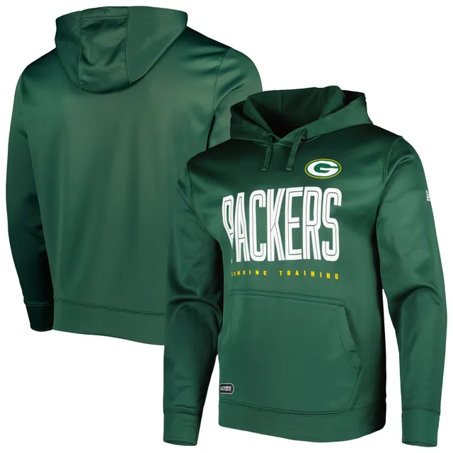 New Era Women's Green Bay Packers Fleece Pullover Hoodie - Green Brush - M (Medium)