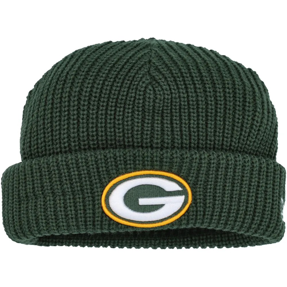 Lids Green Bay Packers New Era Fisherman Skully Cuffed Knit Hat - Green