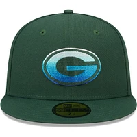 Casquette ajustée 59FIFTY Green Bay Packers Gradient New Era pour homme