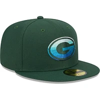 Casquette ajustée 59FIFTY Green Bay Packers Gradient New Era pour homme