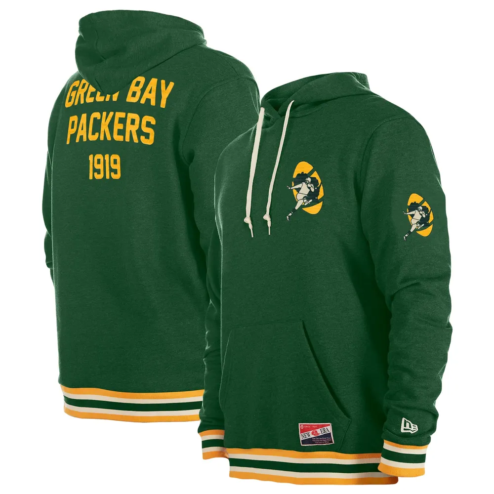 Green Bay Packers Dry Era Black Pullover Hoodie