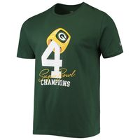 Men's New Era Green Bay Packers Local Count the Rings T-Shirt