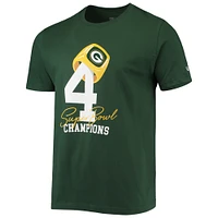 T-shirt New Era Green Bay Packers Local Count the Rings pour homme