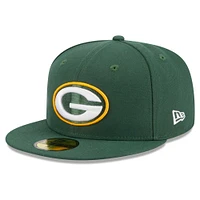 Casquette ajustée 59FIFTY Main Patch Green Bay Packers New Era pour homme