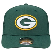 Casquette camionneur extensible 9SEVENTY des Packers de Green Bay pour homme de New Era, verte