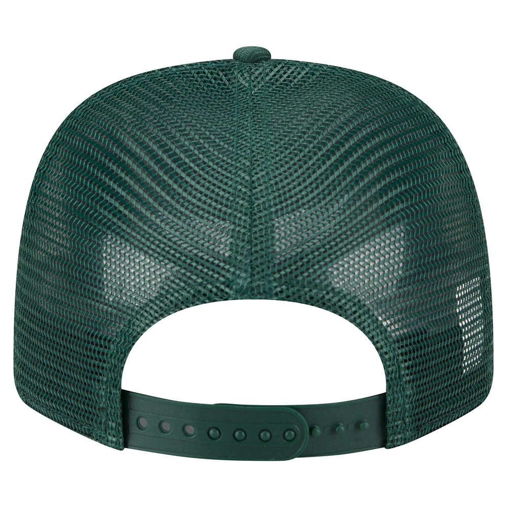 Casquette camionneur extensible 9SEVENTY des Packers de Green Bay pour homme de New Era, verte