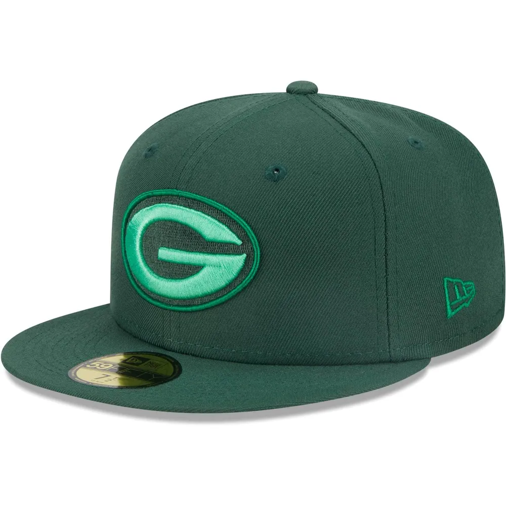 New Era Branded Green 59Fifty Fitted Cap Adult Unisex Green Cap