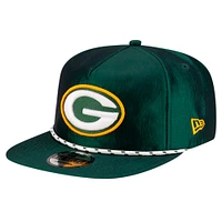 Men's New Era Green Green Bay Packers  Rope Golfer Snapback Hat