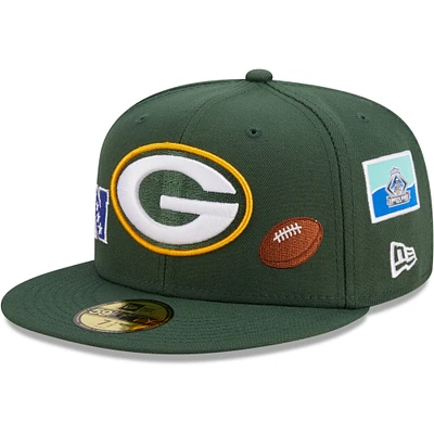 Men's New Era Green Bay Packers Team Local 59FIFTY Fitted Hat