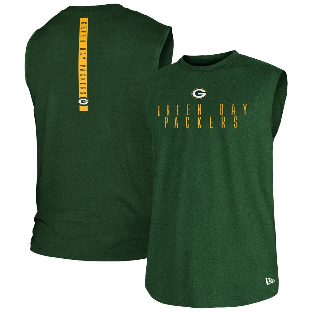 Green Bay Packers Mens Sleeveless Muscle Tee Summer Tank Tops