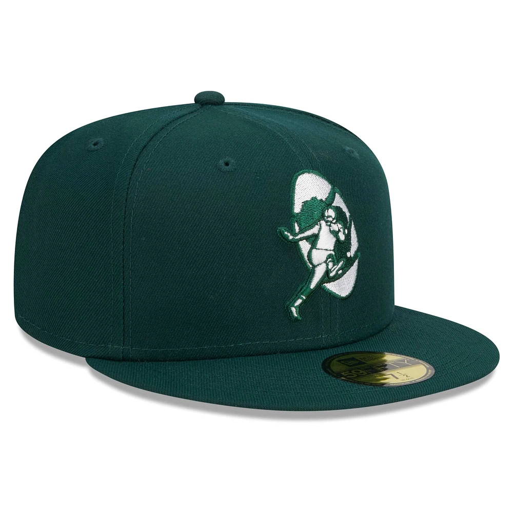 Men's New Era Green Bay Packers Throwback Main 59FIFTY Fitted Hat