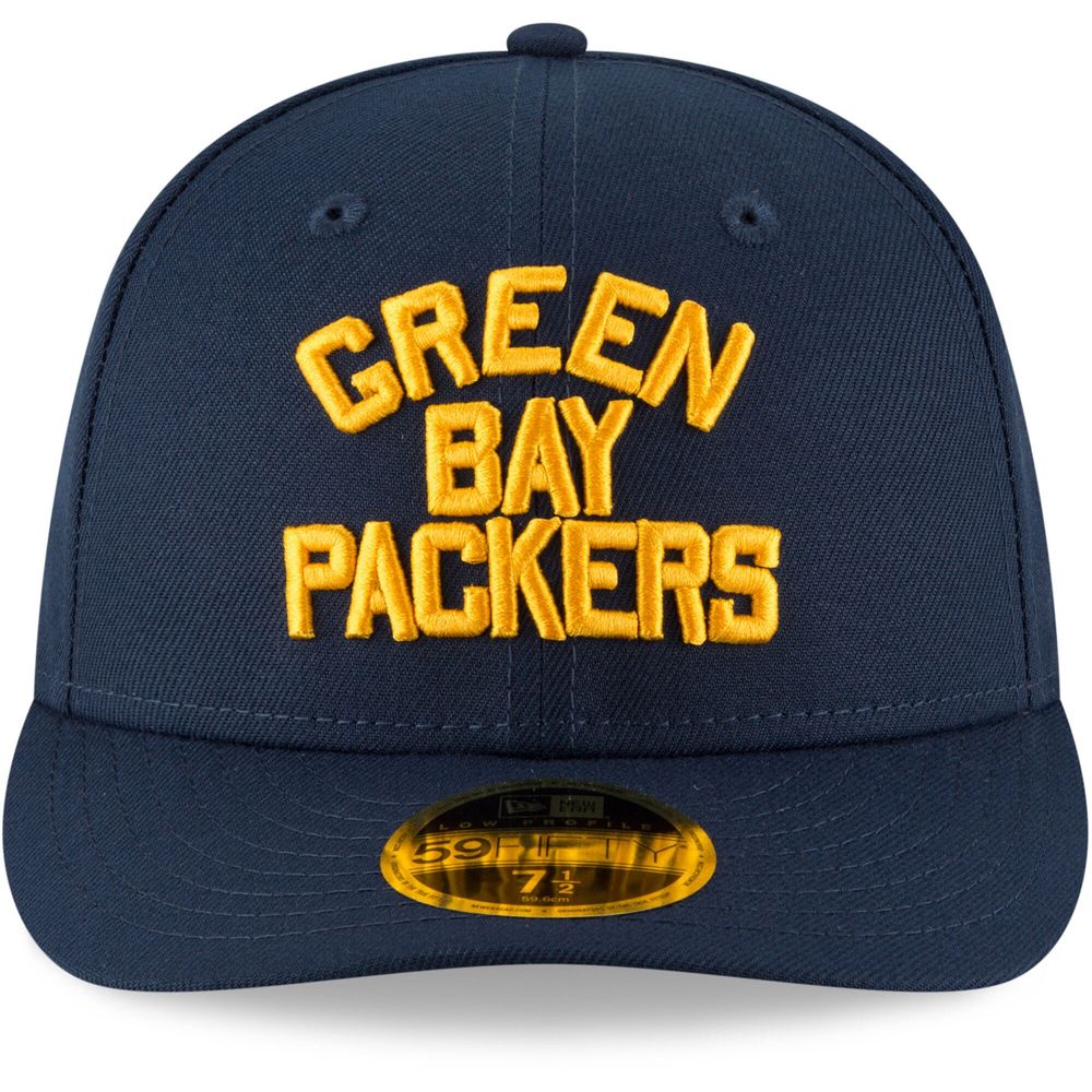 Men's New Era Green Green Bay Packers Omaha 59FIFTY Fitted Hat