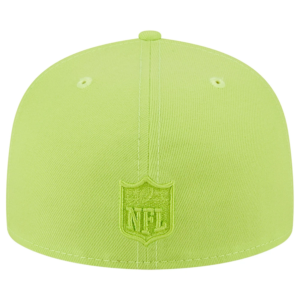 Casquette ajustée New Era Green Bay Packers Color Pack Brights 59FIFTY pour homme