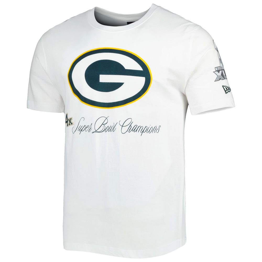 Men's New Era Green Green Bay Packers 4x Super Bowl Champions