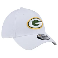 Casquette New Era 39THIRTY Flex blanche pour homme des Packers de Green Bay