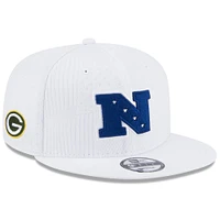 Casquette Snapback 9FIFTY Pro Bowl des Green Bay Packers New Era pour homme, blanche