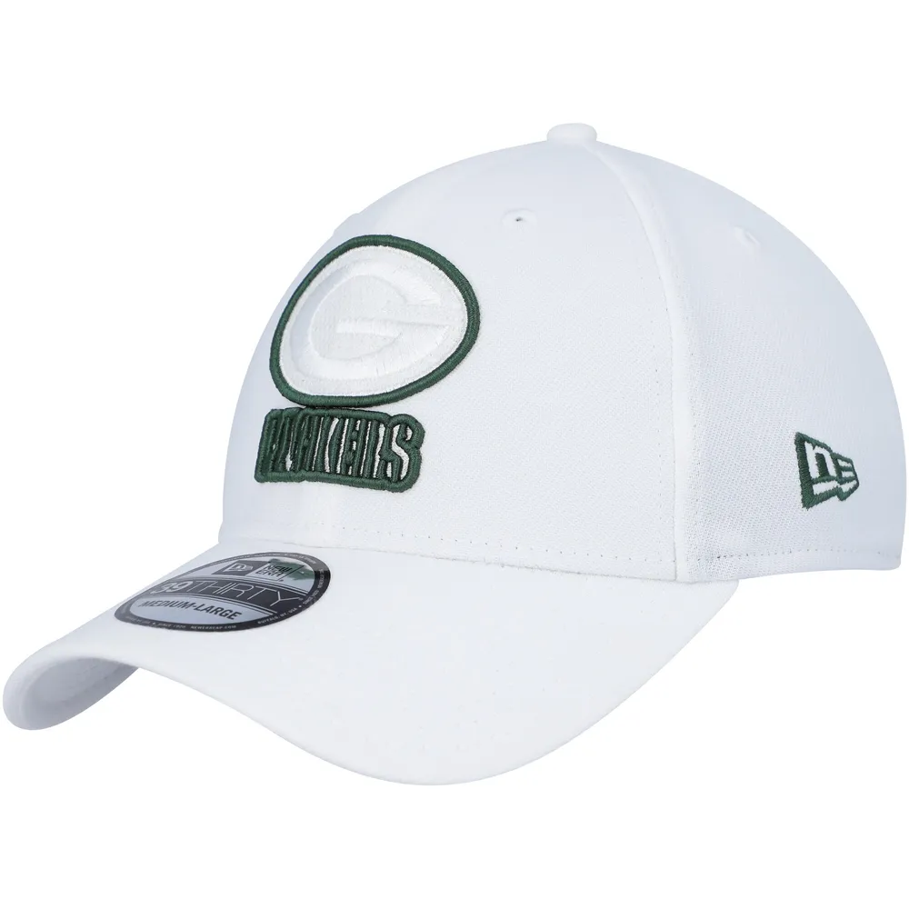 Lids Green Bay Packers New Era Team White Out 39THIRTY Flex Hat | Pueblo  Mall