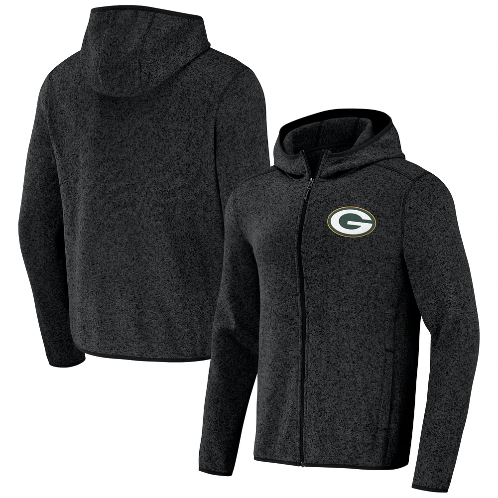 Sweat à capuche en polaire noir pour homme de la collection NFL x Darius Rucker Fanatics des Green Bay Packers