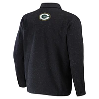 Men's NFL x Darius Rucker Collection by Fanatics Charcoal Green Bay Packers Shacket Full-Snap Jacket