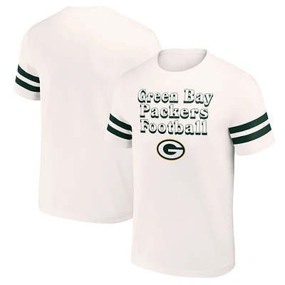 Men's NFL x Darius Rucker Collection by Fanatics Cream Green Bay Packers Vintage T-Shirt