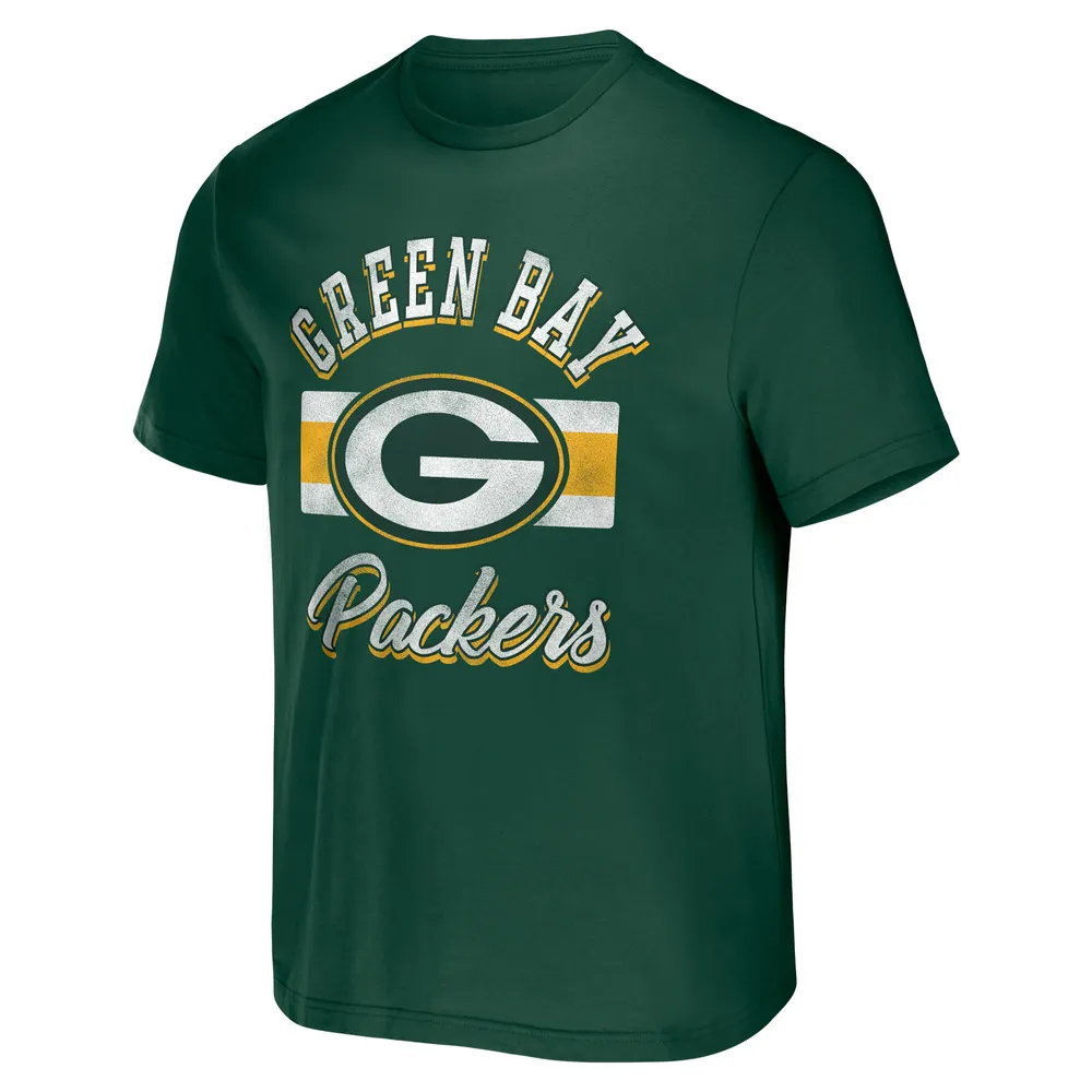 Collection NFL x Darius Rucker pour hommes par Fanatics Green T-shirt à rayures Bay Packers