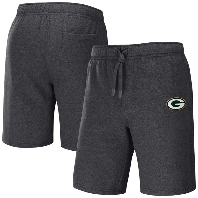 Collection NFL x Darius Rucker par Fanatics Heather Charcoal Green Bay Packers Short pour homme avec logo