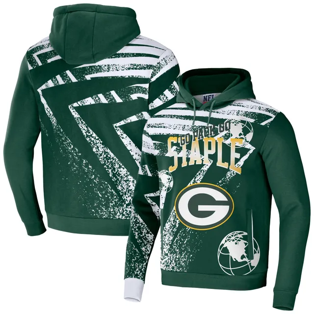 Nfl Green Bay Packers Boys' Long Sleeve Performance Hooded