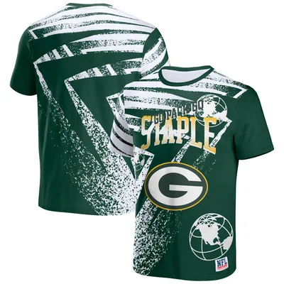 Green Bay Packers NFL x Staple All Over Print T-Shirt - Hunter