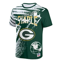 Men's NFL x Staple Hunter Green Bay Packers All Over Print T-Shirt