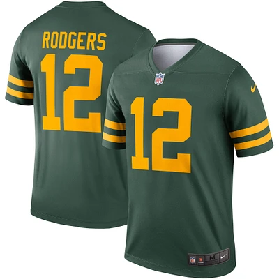 Men's Homage Aaron Rodgers Heathered Green Bay Packers NFL Blitz Player Tri-Blend T-Shirt Size: Medium