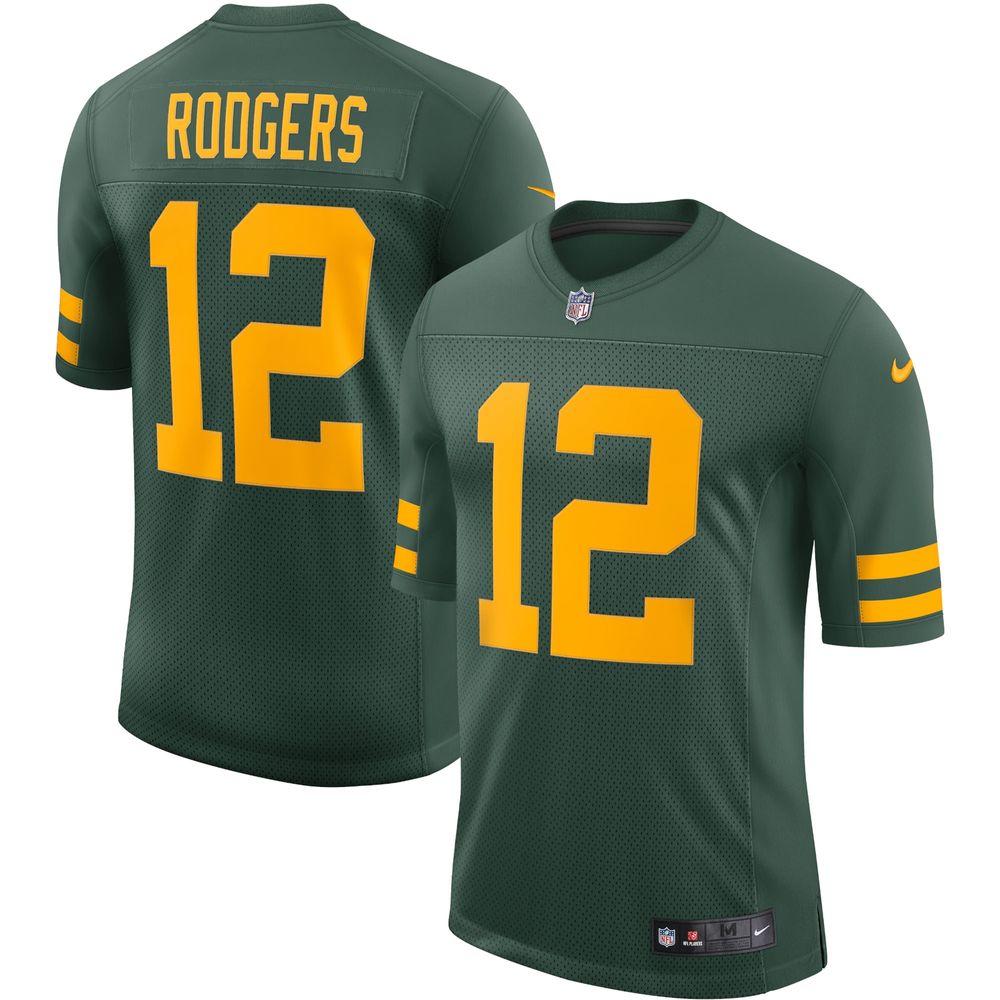 Aaron Rodgers Green Bay Packers Nike Vapor Elite Jersey - Green