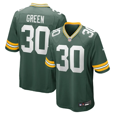 Maillot de jeu Nike Ahman pour homme, vert, joueur retraité l'équipe des Packers Green Bay