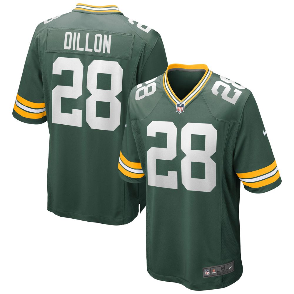 Men's Nike AJ Dillon Green Bay Packers Game Jersey