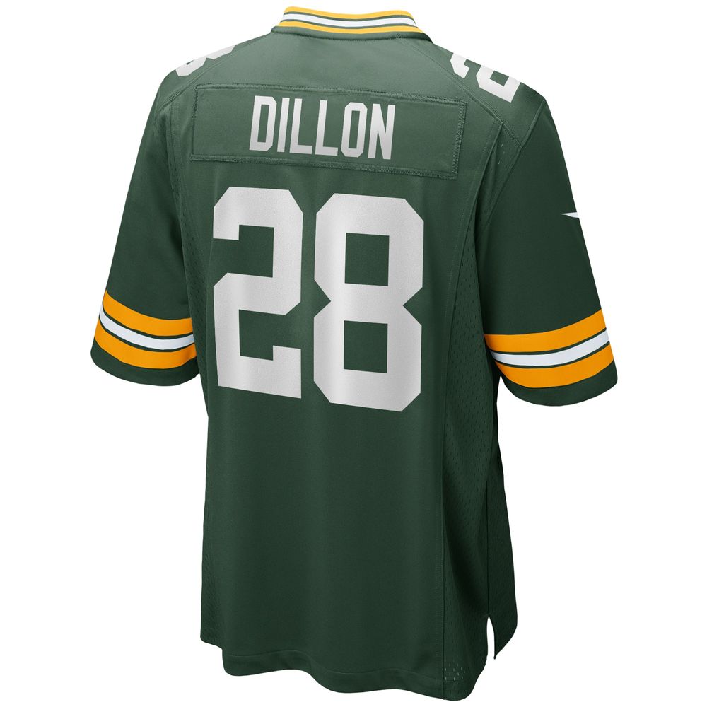 Men's Nike AJ Dillon Green Bay Packers Game Player Jersey