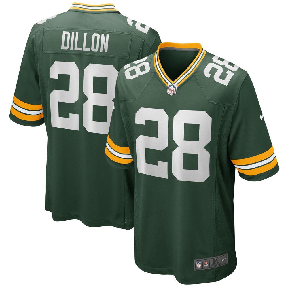 Men's Nike AJ Dillon Green Bay Packers Game Player Jersey