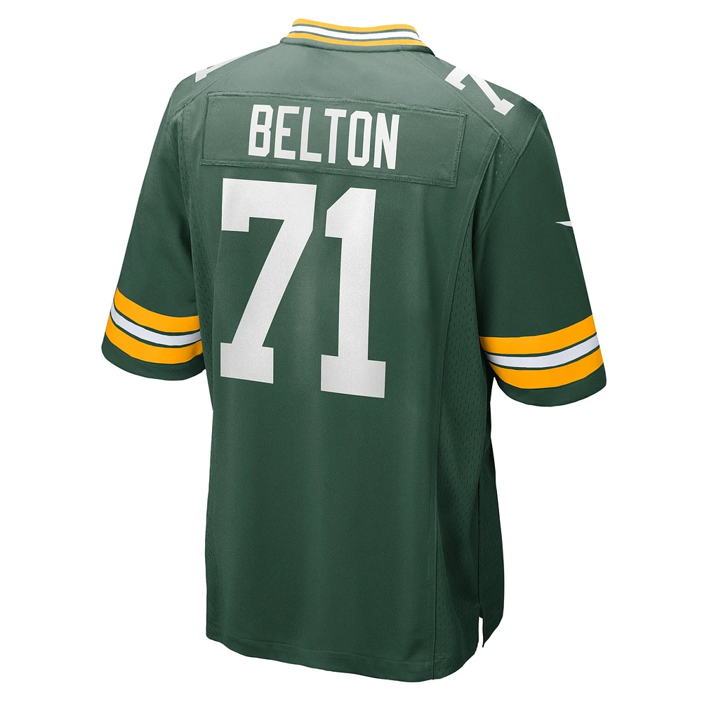 Men's Nike Anthony Belton  Green Bay Packers Team Game Jersey
