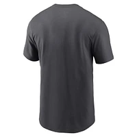 Men's Nike  Anthracite Green Bay Packers Logo Essential T-Shirt