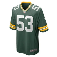 Maillot de match l'équipe Nike Arron Mosby Green Bay Packers pour homme