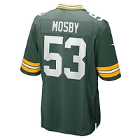 Maillot de match l'équipe Nike Arron Mosby Green Bay Packers pour homme