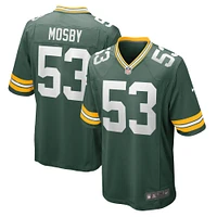 Maillot de match l'équipe Nike Arron Mosby Green Bay Packers pour homme