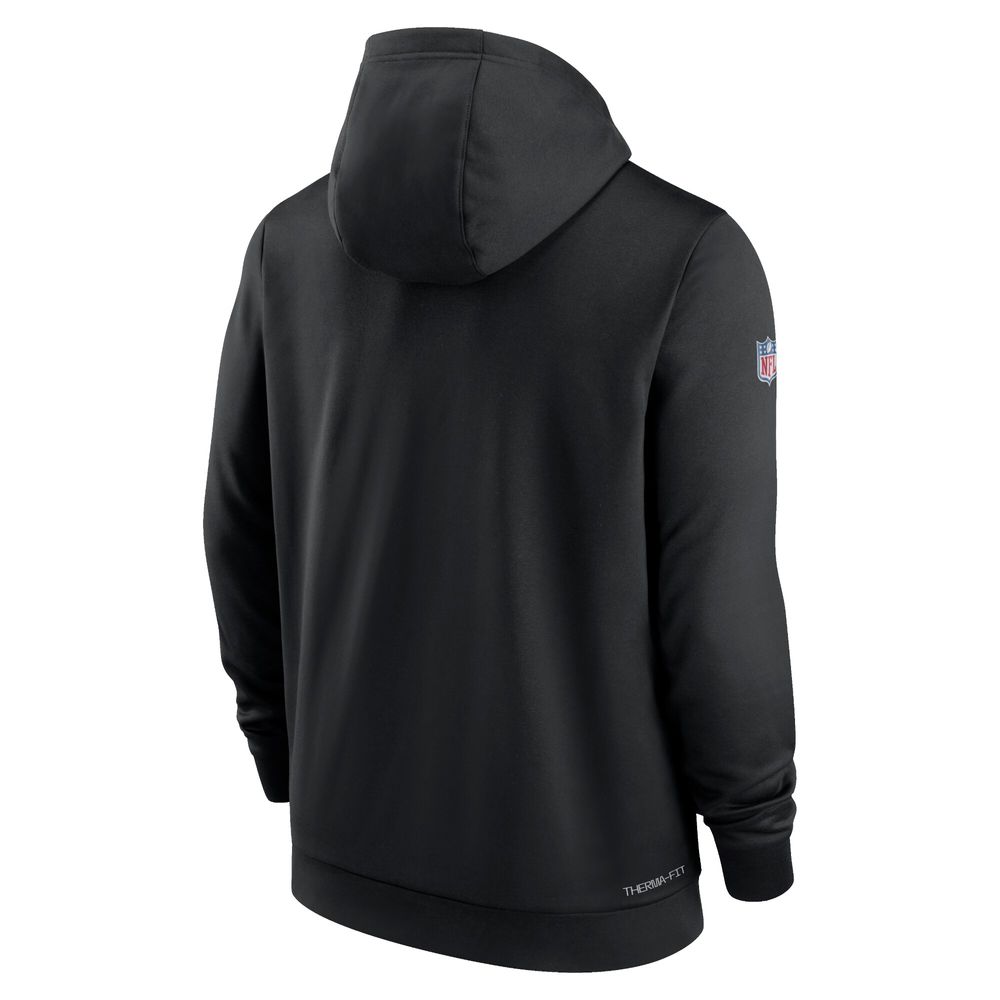 Men's Nike Black Green Bay Packers 2022 NFL Crucial Catch - Therma Performance Pullover Hoodie