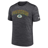 Men's Nike Charcoal Green Bay Packers Velocity Performance T-Shirt