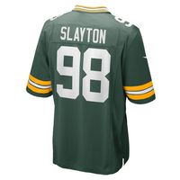 Men's Nike Chris Slayton Green Bay Packers Game Player Jersey