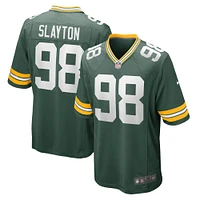 Maillot de joueur match Nike Chris Slayton Green Bay Packers pour homme